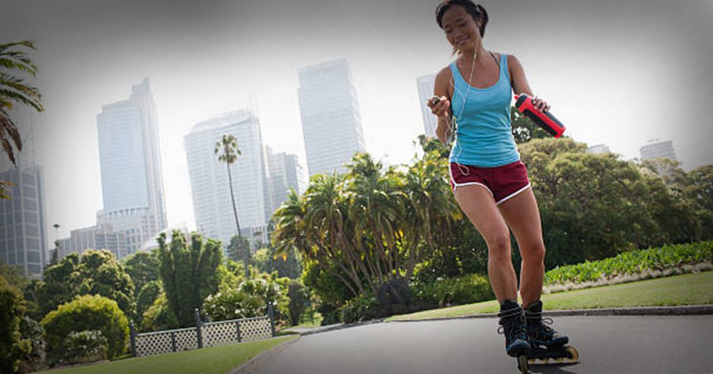 Cara Salah Mengayuh Inline Skate yang Mengurangi Kecepatan